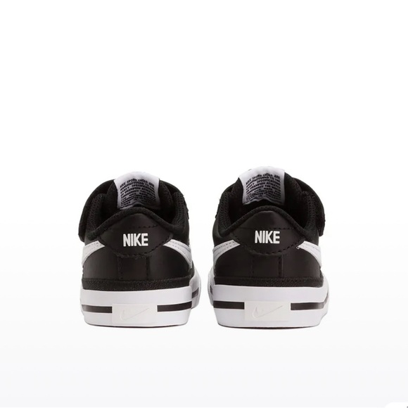 Nike Court Legacy Shoes  Black/White DA5382-002 Toddler Size Brand New - Picture 3 of 5